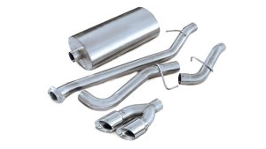 Chevrolet Tahoe Performance Exhaust - Single Side Exit - CORSA Performance - Sport Cat-Back - Polished - `01-`06